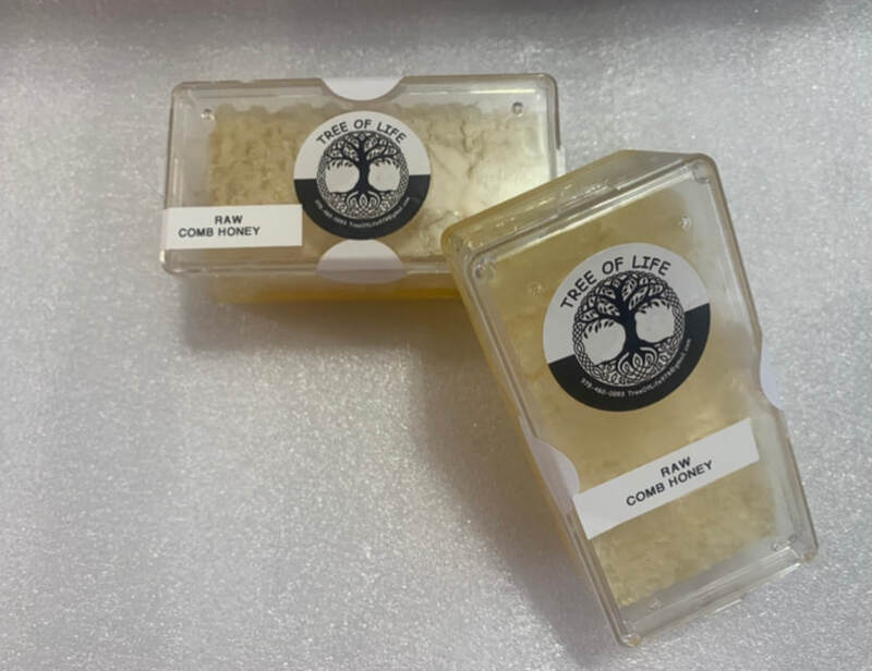 Raw Honey Comb 2”x4” Block